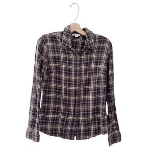 Standard James Perse Flannel Plaid Button Up Shirt
